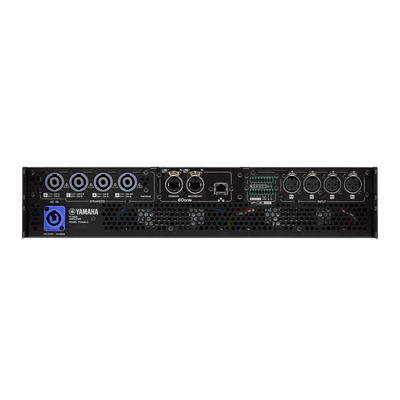 Amplificador de Audio de Alta Potencia | 4 x 600w |  Baja Impedancia | 70/100V | DSP Integrado | Interfaz Dante