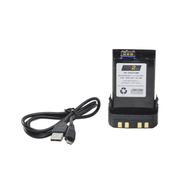 Batería con cargador USB integrado de Li-Ion 3000 mAh    para radios Motorola APX6000/7000/8000/SRX2200