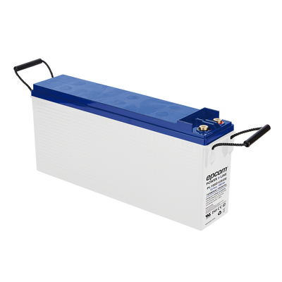 Batería Ciclo Profundo 12V, Terminales Laterales , 100 Ah / AGM-VRLA / Uso en Aplicación Fotovoltaica /Terminales Tipo Tornillo T4