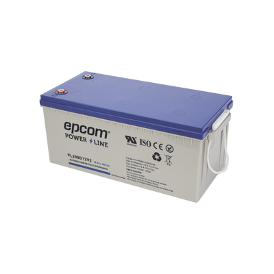Batería 12 Vcc / 200 Ah / UL / Tecnología AGM-VRLA / Ciclo profundo / Para uso en aplicaciones fotovoltaicas y de emergencia  / Terminales T5