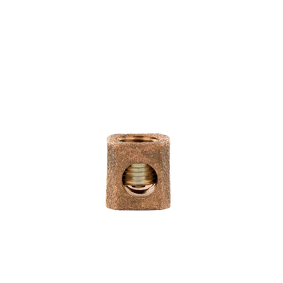 Terminal Tipo Lengüeta Recta de Cobre, Cal. 8 a 1/0 AWG,  Orificio para perno de 5/16" (7.9mm)