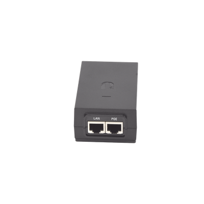 Adaptador PoE Ubiquiti de 48 VDC, 0.5 A, Fast Ethernet (10/100 Mbps)