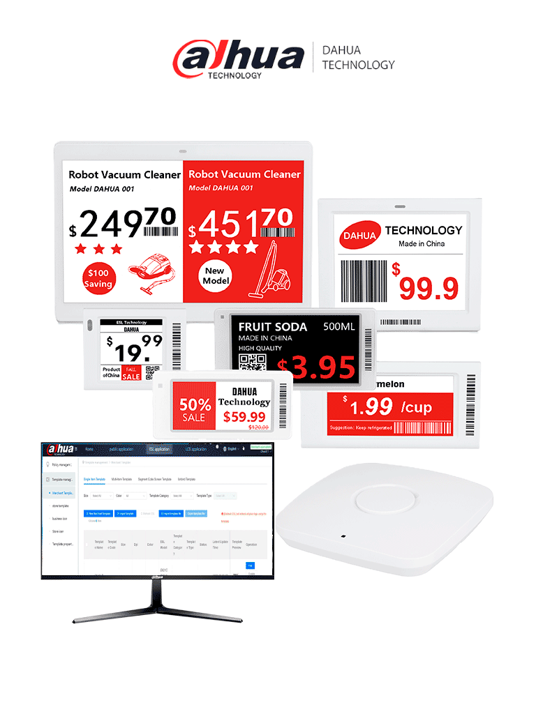 Dahua DHI-ESL-License-A5/ Licencia ESL Public Cloud de 30001 - 50000 etiquetas Dahua DHI-ESL-License-A2/ Licencia ESL Public Cloud de 1001 - 5000 etiquetas Dahua