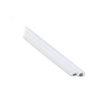 Bobina de 152 mts para Salidas de Audio como Bocinas / Calibre 18 en 2 Hilos / Color Blanco / Tipo CCA