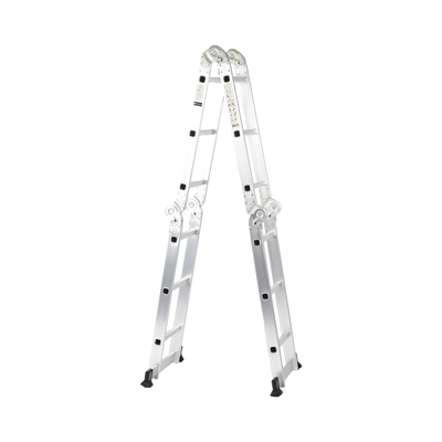 Escalera Multiposiciones de Aluminio de 3.52 Metros, Soporta 150 kg