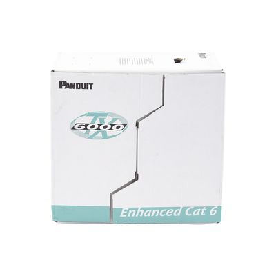 Bobina de Cable UTP 305 Metros (1000 Pies) de Cobre, TX6000? PanNet, Reelex, Azul, Categoría 6 Mejorado (23 AWG), PVC (CM), de 4 Pares
