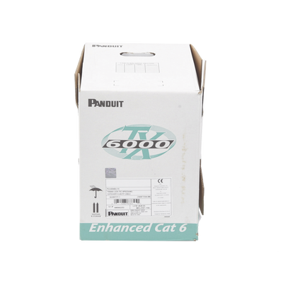 Bobina de Cable UTP 305 m. de Cobre, TX6000™ PanNet, Reelex, Azul, Categoría 6 Mejorado (23 AWG), PVC (CMR, Riser), de 4 pares