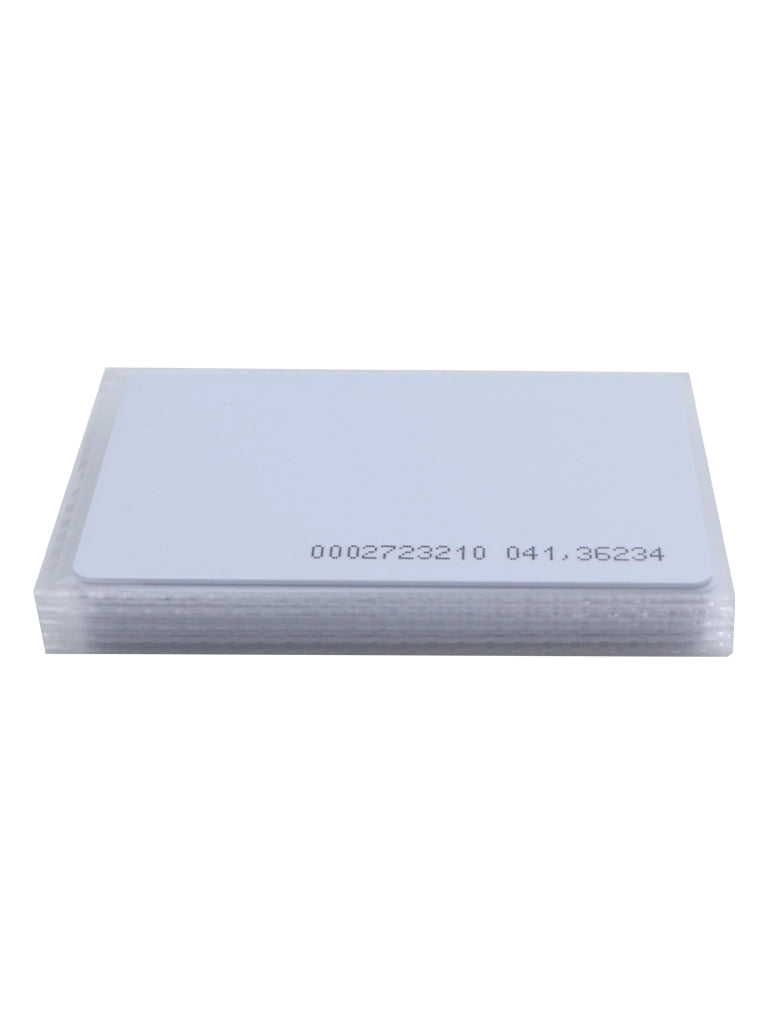 ZKTECO IDCARDN - Paquete con 10 Tarjetas ID con Frecuencia de 125 kHz, 1 mm de Grosor con Folio Impreso