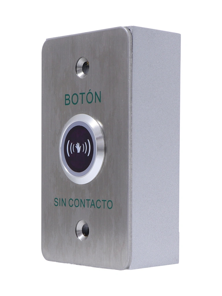 YLI KITISK841BLED800AM - Paquete con Botón de Salida sin Contacto y Caja de Montaje Metálicos para Instalación Segura