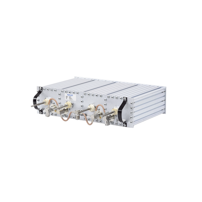 Duplexer Pasa Banda-Rechazo de Banda / 406-512 MHz / 4 Cavidades 4" (10.2 cm) / Separación 5 MHz / 350 Watt / Conectores N Hembra / 3U Rack