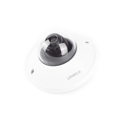 Cámara IP Tipo Mini Domo interior 2 Megapíxel / Lente 2.8 mm / WDR 120db / H.265 & WiseStream / Conteo de personas