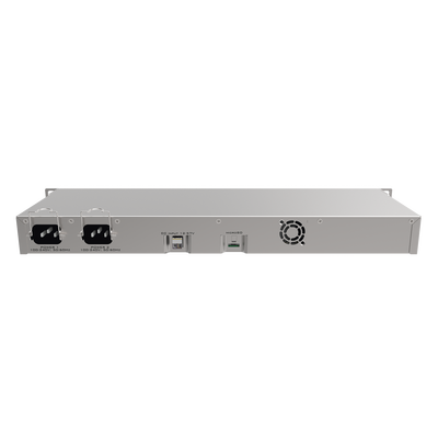 RB1100AHx4 Dude Edition, 13 Puertos Gigabit, Almacenamiento M.2 60GB para Base de Datos Dude