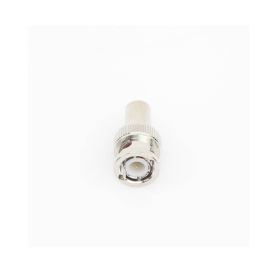 Carga Coaxial Terminal de 75 Ohm para CCTV, 1/2 Watt, en Conector BNC Macho, Níquel/ Oro/ Delrin