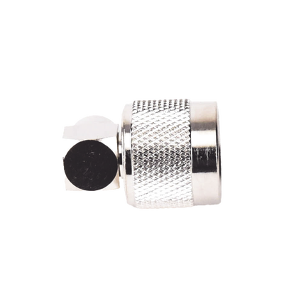 Conector N Macho en A/R de Anillo Plegable para Cables LP-195, LP-142, RG-58/U, RG-142/U, Niquel/ Oro/ Teflón.