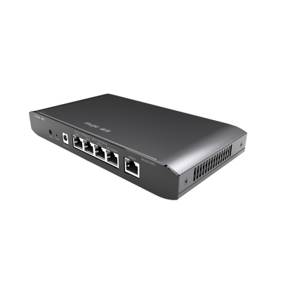 Router Balanceador Administrable Cloud con 3 Puertos LAN gigabit, 1 Puerto WAN gigabit y 1 puerto LAN/WAN gigabit configurable, hasta 100 clientes con desempeño de 600 Mbps asimétricos