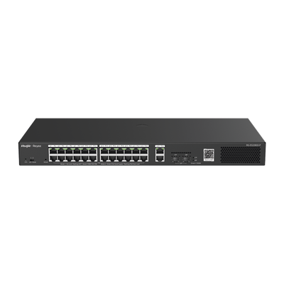 Switch Smart PoE con 24 puertos Gigabit PoE 802.3af/at + 2 SFP para fi ...