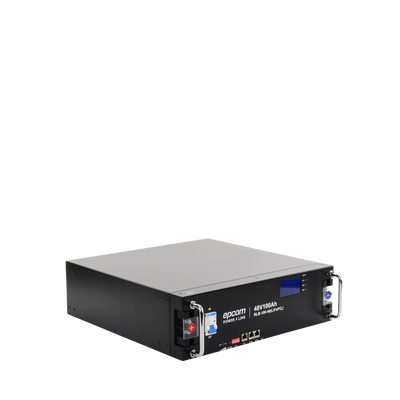 Batería de Litio de 4.8 Kwh, 48 Vcc, 100 Ah, 3U de Montaje en Rack con Pantalla de Monitoreo Local LCD