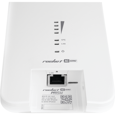 Radio Estación Base airMAX AC GEN2 hasta 500 Mbps, 5 GHz (5150 - 5875 MHz) con tecnología airPrism