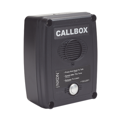 Callbox Digital NXDN, Intercomunicador Inalámbrico Vía Radio VHF 150-165MHZ, Serie XD en Color Negro