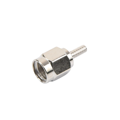 Conector SMA Macho de anillo plegable para cable RG-174/U, BELDEN 8216,