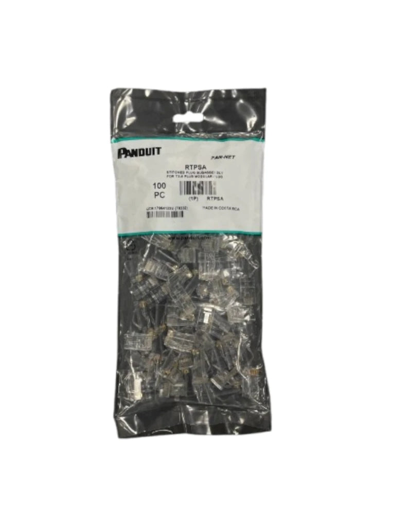 PANDUIT SP688-C PLUG CAT6 / Conector para terminación en campo RJ45 / UTP / 23-24 AWG / Categoría 6 / 100 piezas