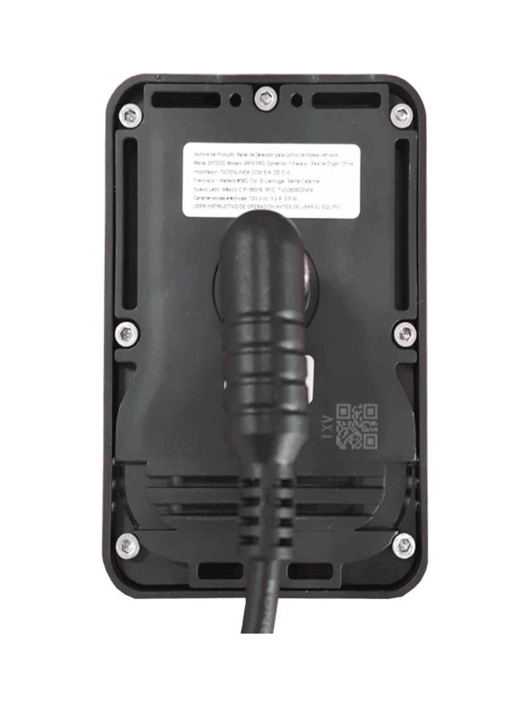 ZKTECO VR10 PRO - Radar de Detección para Control de Acceso Vehicular, Detección 0-6m (Vehículos o Personas), Bluetooth o RS485, IP67, 12 Vcc, Compatible con Barreras Wejoin y ZKTeco
