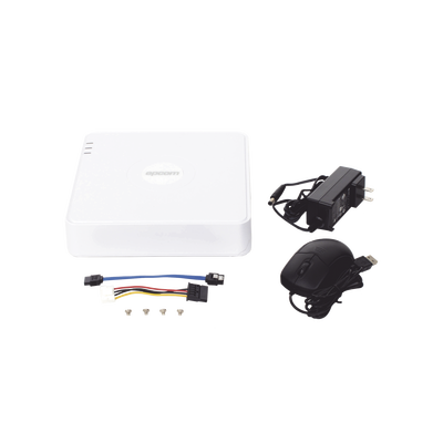 DVR 8 Canales TurboHD + 2 Canales IP / 2 Megapixel (1080p) Lite / Acusense Lite (Evita Falsas Alarmas) / Audio por Coaxitron / 1 Bahía de Disco Duro / H.265+ / Salida de Vídeo Full HD
