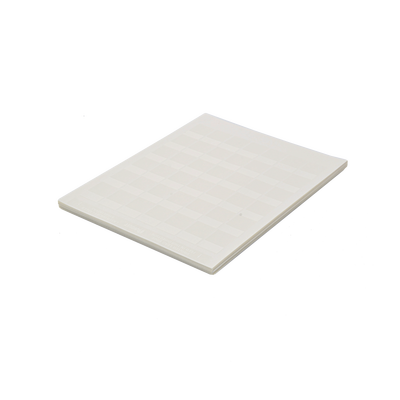 Paquete de Hojas con 2500 Etiquetas de Identificación Auto-Laminadas para Impresora Láser/Inyección de Tinta, para Cables de 4.1 a 8.1 mm de Diámetro (10 - 6 AWG), Color Blanco