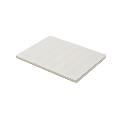 Paquete de Hojas con 2500 Etiquetas de Identificación Auto-Laminadas para Impresora Láser/Inyección de Tinta, para Cables de 4.1 a 8.1 mm de Diámetro (10 - 6 AWG), Color Blanco