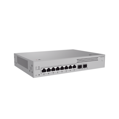 Switch de Acceso Gigabit Administrable Capa 2 / 8 puertos 10/100/1000 Mbps / 2 Puertos 10GE SFP Uplink  / ERPS / IMGP Snooping / DHCP Snooping / Administración Nube Gratis
