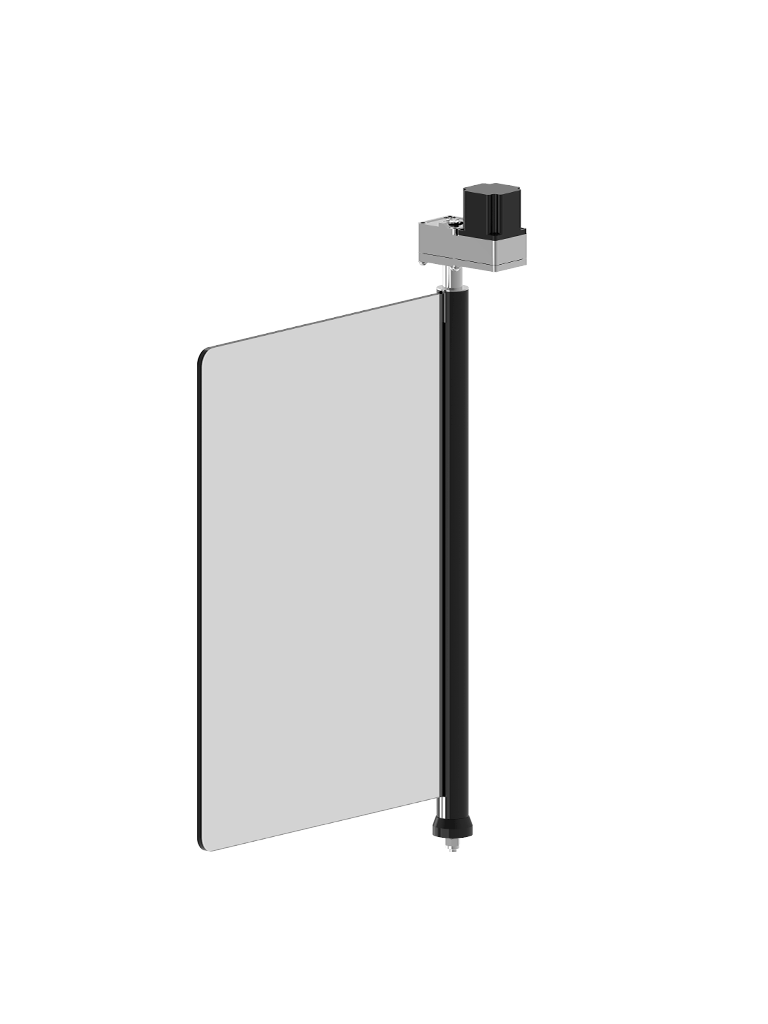 ZKTECO SATURNS1000 - Barrera Peatonal Tipo Swing Bidireccional / Equipada con un motor DC brushless / Hasta 3 millones de ciclos / Acero SPCC laminado en frío / Vidrio templado 2.5D