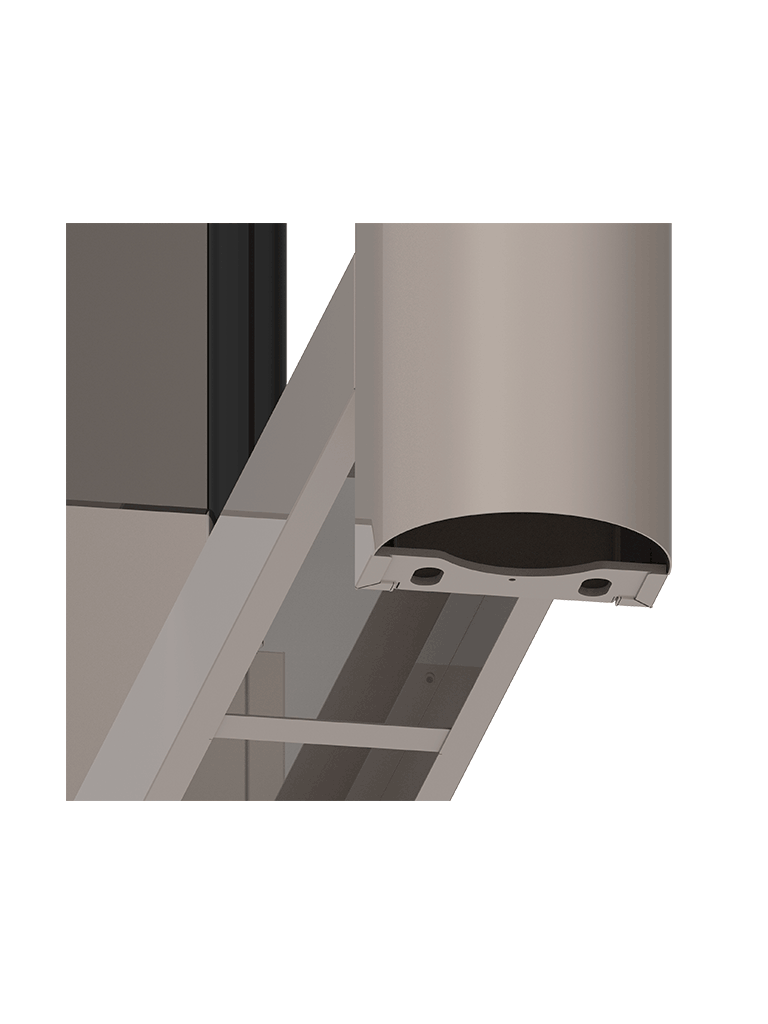 ZKTECO SATURNS1000 - Barrera Peatonal Tipo Swing Bidireccional / Equipada con un motor DC brushless / Hasta 3 millones de ciclos / Acero SPCC laminado en frío / Vidrio templado 2.5D