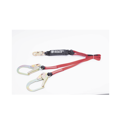 Cable Amortiguador de Caída con Doble Gancho de Sujeción. Ideal para Escalar Torres o Estructuras.