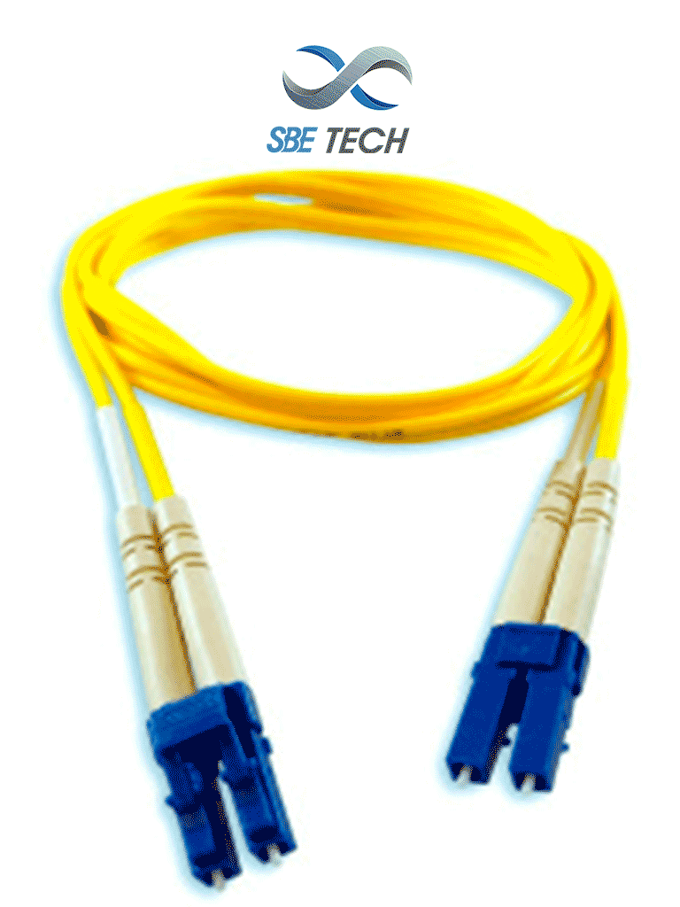 SBE TECH JUMLCLC2MSMD- Jumper LC-LC SM duplex 2mm de 2 metros, UPC