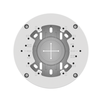 Caja de conexion para tipo Domo y Flat-eye Hanwha  QNE-8011R, QNE-8021R, QND-6011, QNV-C8083R, QNV-C9083R