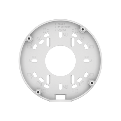 Caja de conexion para tipo Domo y Flat-eye Hanwha  QNE-8011R, QNE-8021R, QND-6011, QNV-C8083R, QNV-C9083R