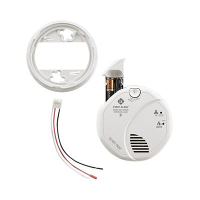 Detector Combo de Humo/CO, 120 Vca, No Requiere Panel, Con Batería de Respaldo, Sensor Inteligente de Falsas Alarmas