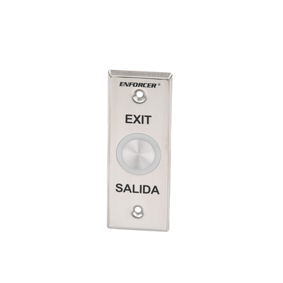 Botón de Salida con Aro Iluminado Color Verde y Rojo / IP65 / Buzzer / Función Toggle (Enclavado) / Temporizador  / Relevador NC/NO/ Uso Exterior e Interior.
