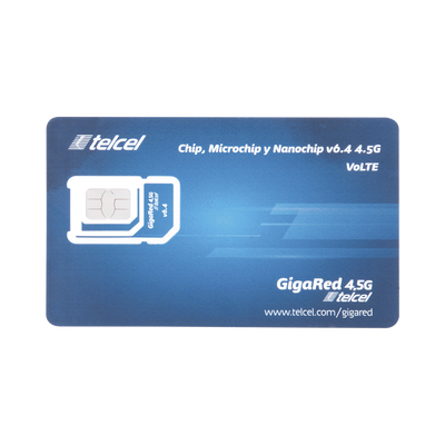 SIM ORUS 10 GB mensual para dispositivos móviles 3G/4G (Telcel) 1 año de servicio (solo datos)
