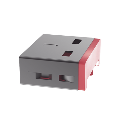 Dispositivo de Bloqueo Smartkeeper, Para Puertos USB-A, Color Rojo, 1 Pieza
