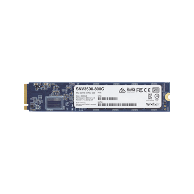 SSD 800GB NVMe M.2 22110, diseñada para Synology NAS con ranuras M.2 i ...