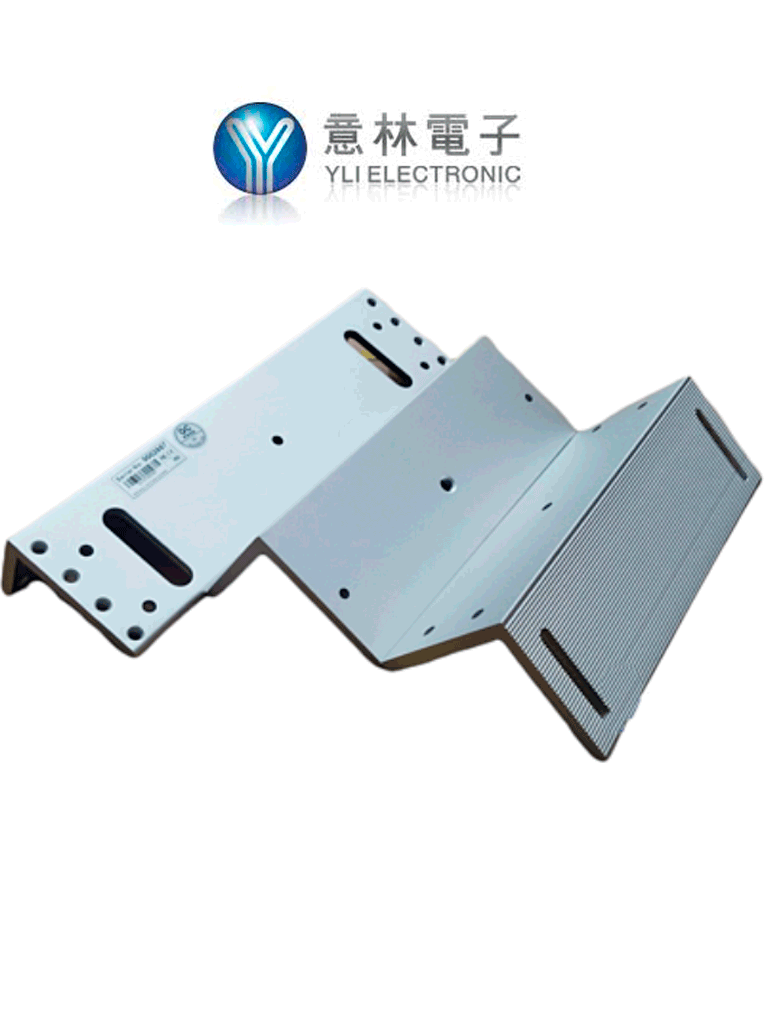 YLI MBK500NZL - Soporte tipo ZL para Cerradura Magnética YM500N y YM500NLED