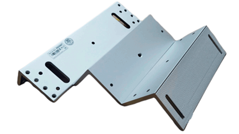 YLI MBK500NZL - Soporte tipo ZL para Cerradura Magnética YM500N y YM500NLED