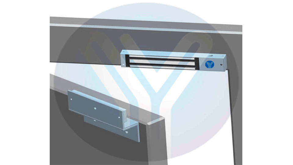 YLI MBK500NZL - Soporte tipo ZL para Cerradura Magnética YM500N y YM500NLED