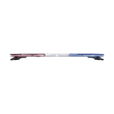 Barra de luces LED de 48", 216 LED, Dual Color, Programable,  Rojo/Azul/Ámbar/Claro, Ideal para Equipar Unidades de Seguridad Publica con Domos Rojo, Claro y Azul