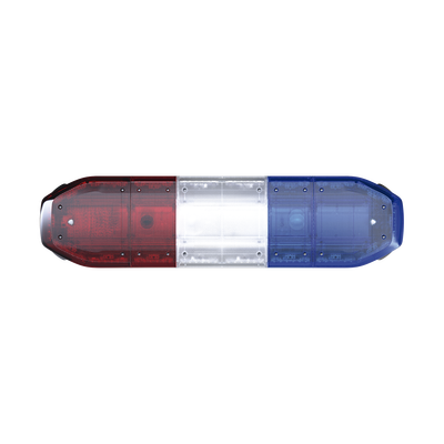 Barra de luces LED de 48", 216 LED, Dual Color, Programable,  Rojo/Azul/Ámbar/Claro, Ideal para Equipar Unidades de Seguridad Publica con Domos Rojo, Claro y Azul