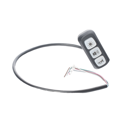 Sirena/Bocina Compacta Para Motocicleta de 30 Watts, Incluye Controlador y Microfono