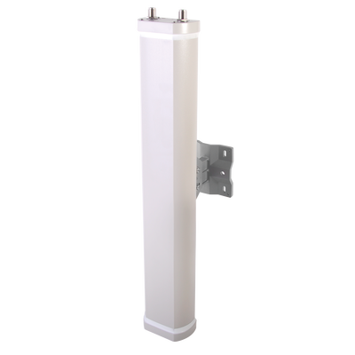 Antena Sectorial de 70° de Apertura en 2.4 GHz de 14 dBi  de Ganancia, Con 2 Conectores N-Hembra, Polaridad Cruzada