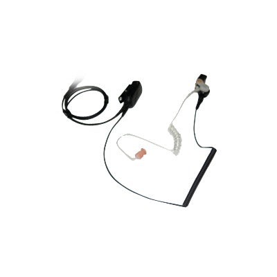 MICRÓFONO DE SOLAPA CON AUDÍFONO DISCRETO P/ KENWOOD 80/ 90/ 140/ 180 NX200/ NX410. Compatible con VOX de la serie 180 y NX).