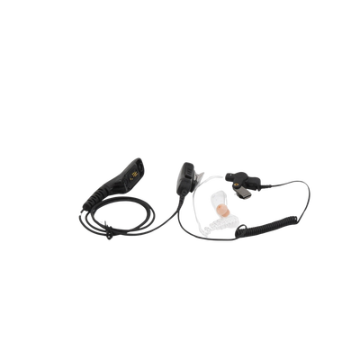 MICRÓFONO DE SOLAPA CON AUDÍFONO DISCRETO P/ MOTOROLA (MOTOTRBO) XPR6500 / XPR6550 / DGP4150 / DGP6150/ DGP8550 / DGP5550 / APX7000.